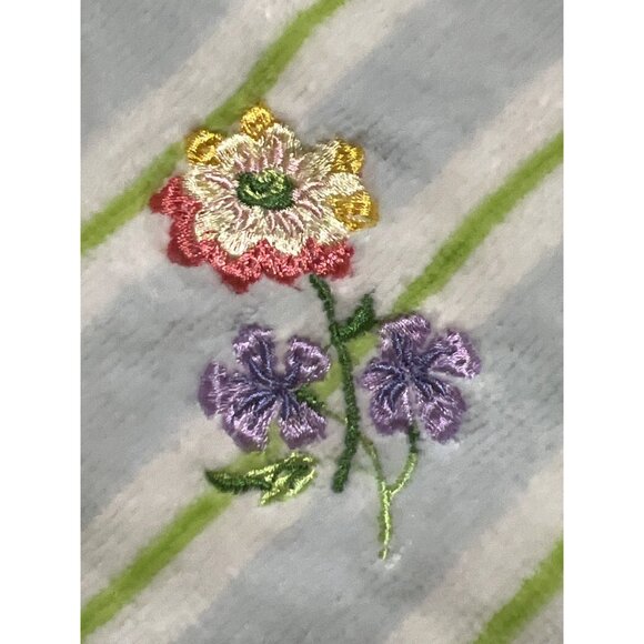 Vintage Longaberger Mixed Bouquet Replacement Wash Cloth 13" x 13" - Picture 2 of 4